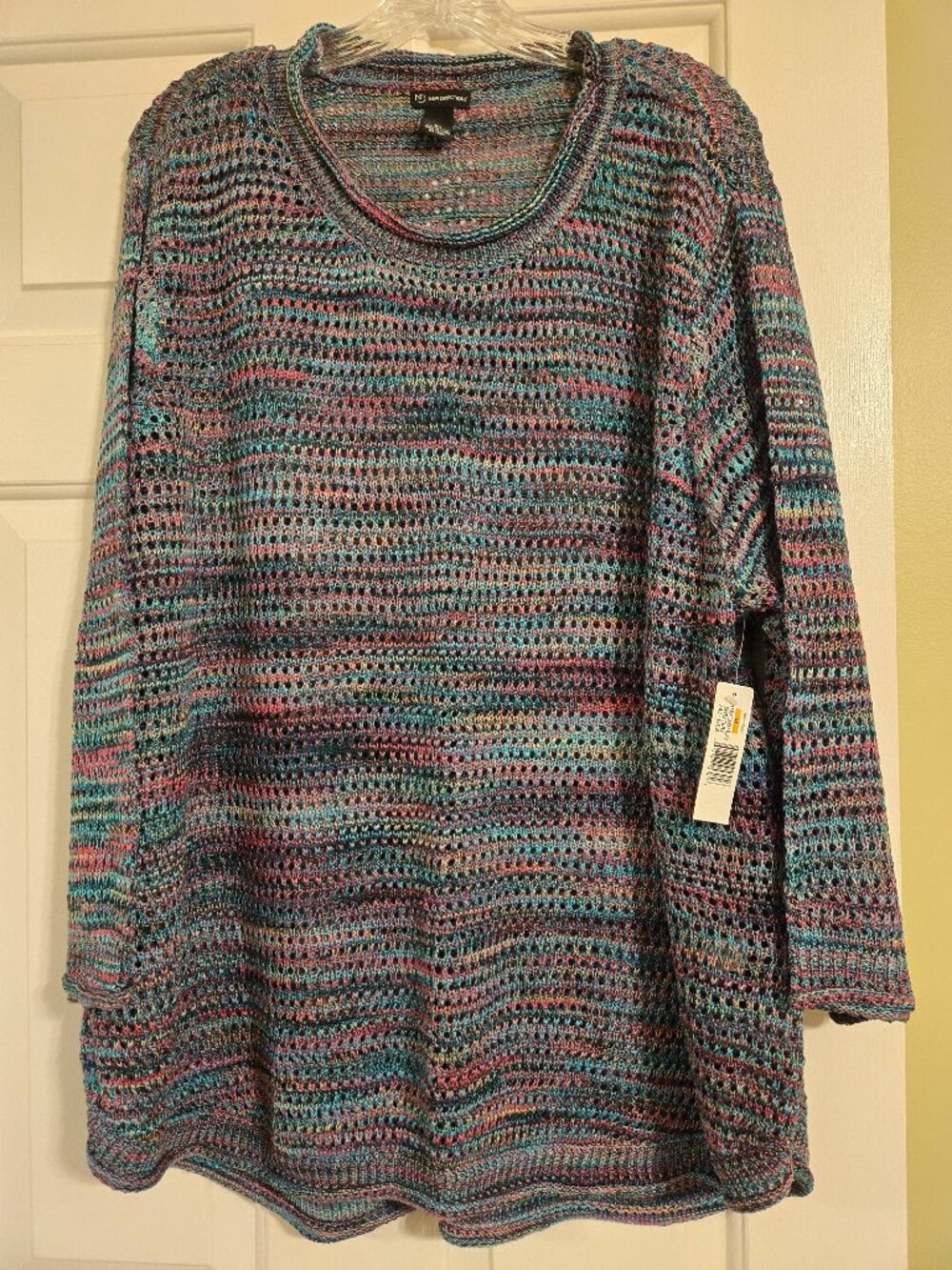 New Directions spaced tunic sweater 3X